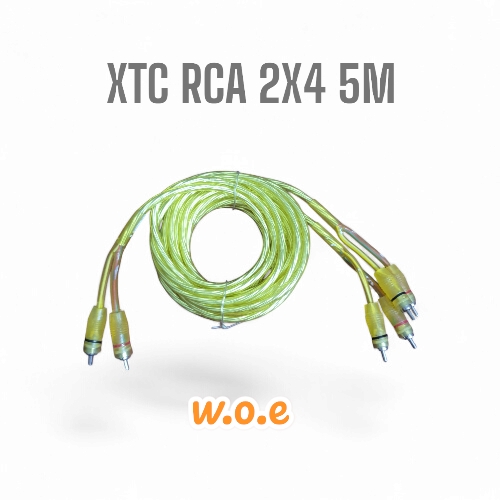 XTC RCA 2X4 MALE 5 MTR YELLOW/PURPLE - Image 2